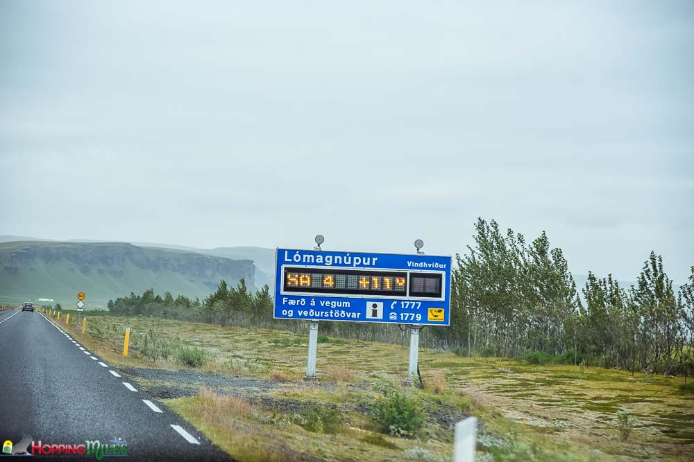 Driving in Iceland