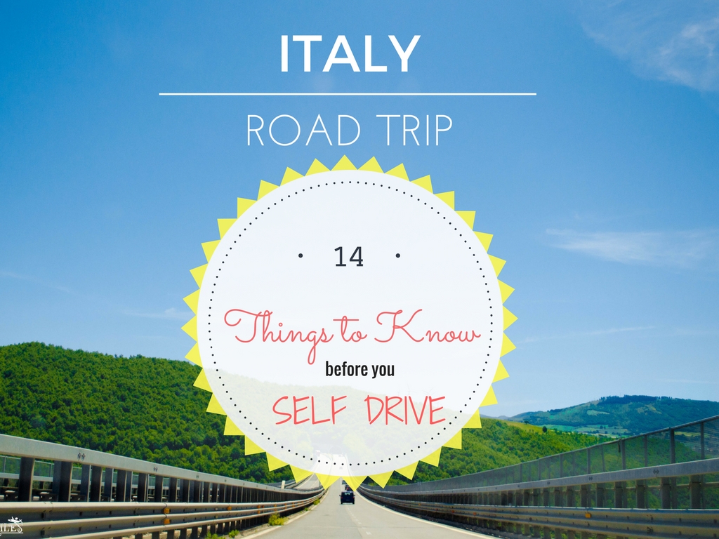 Italy road trip self drive